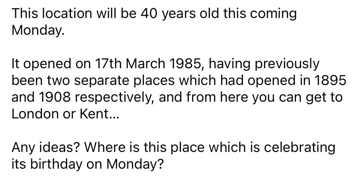 Mark Fry On Air 🎙📻 (@fryradio) on Twitter photo It’s a birthday special Where Am I Quiz for our mystery location on tomorrow’s Wake Up To The #Weekend - and here’s a sneak preview…
#WhereAmI? <a href="/maritimeLDN/">Maritime Radio</a> Maritime Radio from 7-10am. It’s a birthday special Where Am I Quiz for our mystery location on tomorrow’s Wake Up To The #Weekend - and here’s a sneak preview…
#WhereAmI? <a href="/maritimeLDN/">Maritime Radio</a> Maritime Radio from 7-10am.