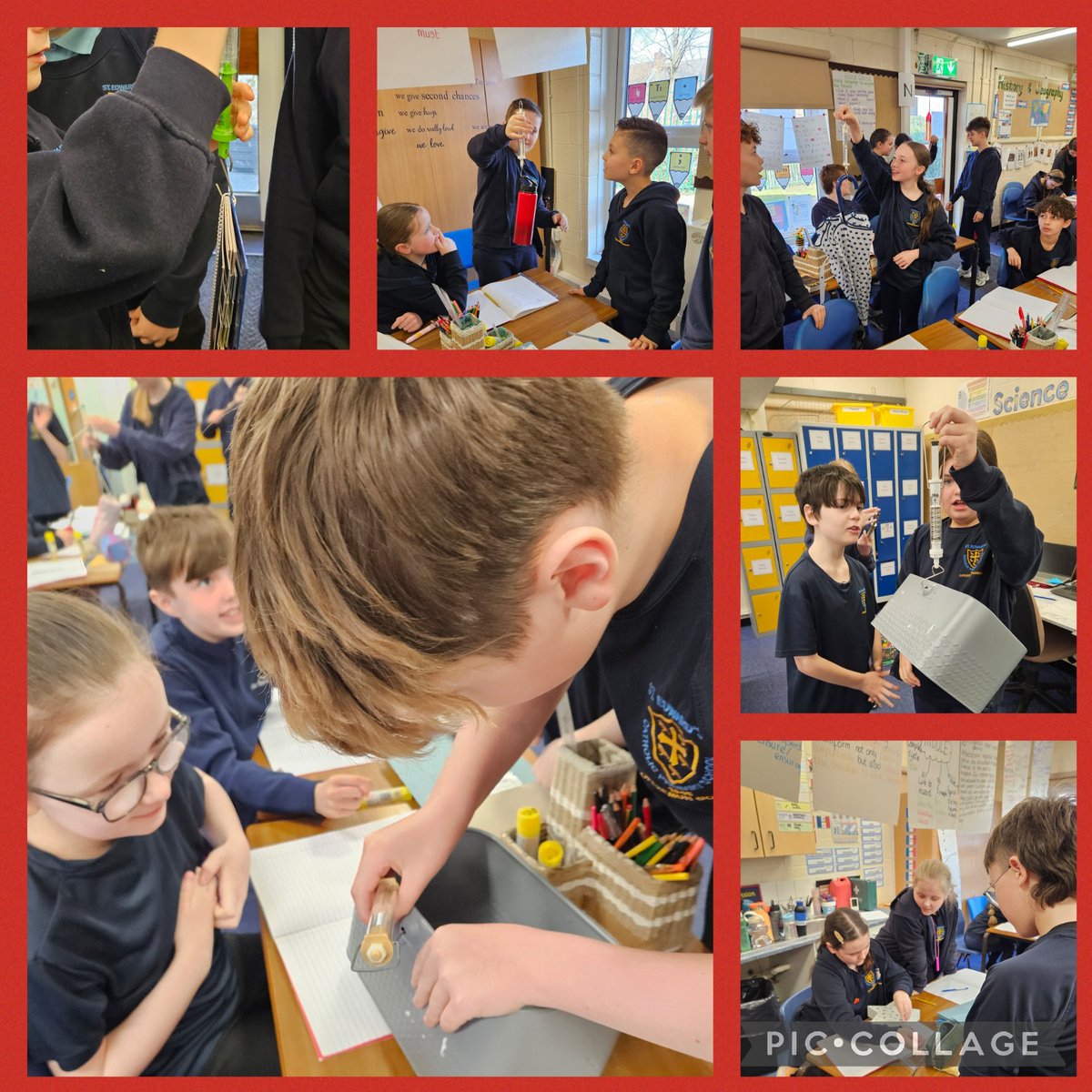 StEdwards_C4's tweet image. Yesterday in Science we enjoyed learning about the effect gravity has on an object. We particularly enjoyed learning about the mass and weight of an object using. #stedwardsscience #scienceweek