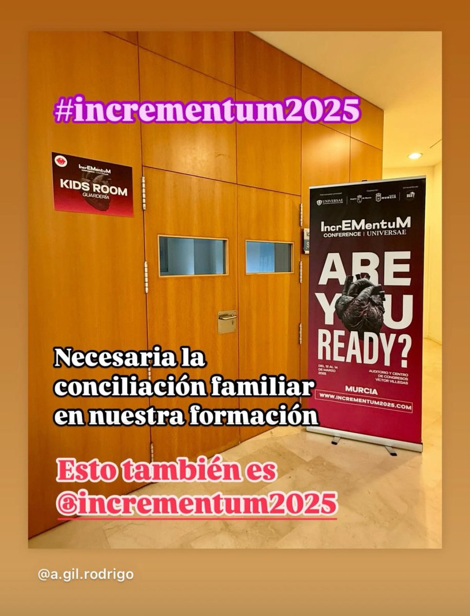 Necesaria la conciliación familiar en nuestra formación! ⁦@Incrementum2025⁩ apuesta por eliminar algunas brechas de género! Es #incrementum2025 💜💜💜