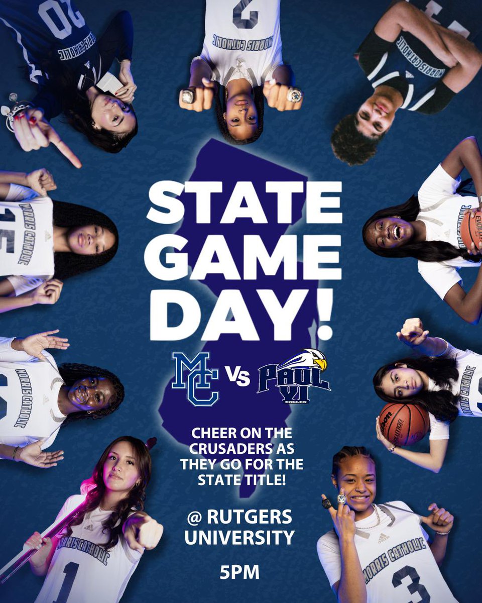 Morris Catholic Girls Basketball (@mcgirlshoops) on Twitter photo Please come out & support our Morris Catholic Lady Crusaders (NJ#1, USA#2) as we play Paul VI for the NP-A State Chip!!!
đïž March 14, 2025
â° 5:00p
đ Jersey Mikeâs Arena (Rutgers)
đ« scarletknights.evenue.net/events/HSBB
đș highschoolsports.nj.com/watch/43847
<a href="/AshleyLaBeach/">Ashley LaBeach</a> <a href="/morganfulston5/">Morgan Fulston</a> <a href="/MrRMadar/">Rahim Huland El</a> Please come out & support our Morris Catholic Lady Crusaders (NJ#1, USA#2) as we play Paul VI for the NP-A State Chip!!!
đïž March 14, 2025
â° 5:00p
đ Jersey Mikeâs Arena (Rutgers)
đ« scarletknights.evenue.net/events/HSBB
đș highschoolsports.nj.com/watch/43847
<a href="/AshleyLaBeach/">Ashley LaBeach</a> <a href="/morganfulston5/">Morgan Fulston</a> <a href="/MrRMadar/">Rahim Huland El</a>