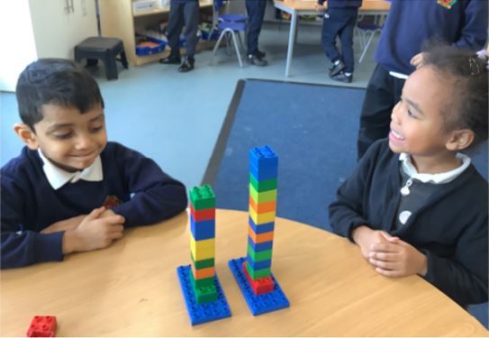 LyonParkPrimary's tweet image. RO students have been exploring height! They had a race to see who could build the tallest tower 🏗️. #STEMLearning #BuildingFun #HeightChallenge #CreativeLearning