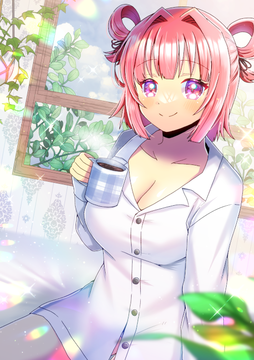 「タグ見かけたので!そう言えばホワイトデーだ! #ホワイトデーなので白い作品を載せ」|ヒヨヨ@skeb募集中のイラスト