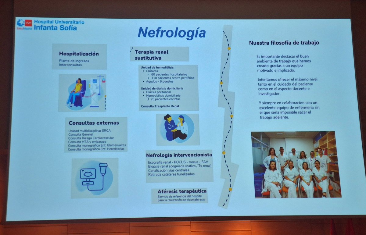 Damos comienzo a las Jornadas de Puerta Abiertas 2025 del Hospital Universitsrio Infanta Sofía!!!! Futuros MIR, FIR, EIR, PIR sois todos bienvenidos 🤗!!!!

#somosHUIS #nefrologiaHUIS #MIRNefrologia