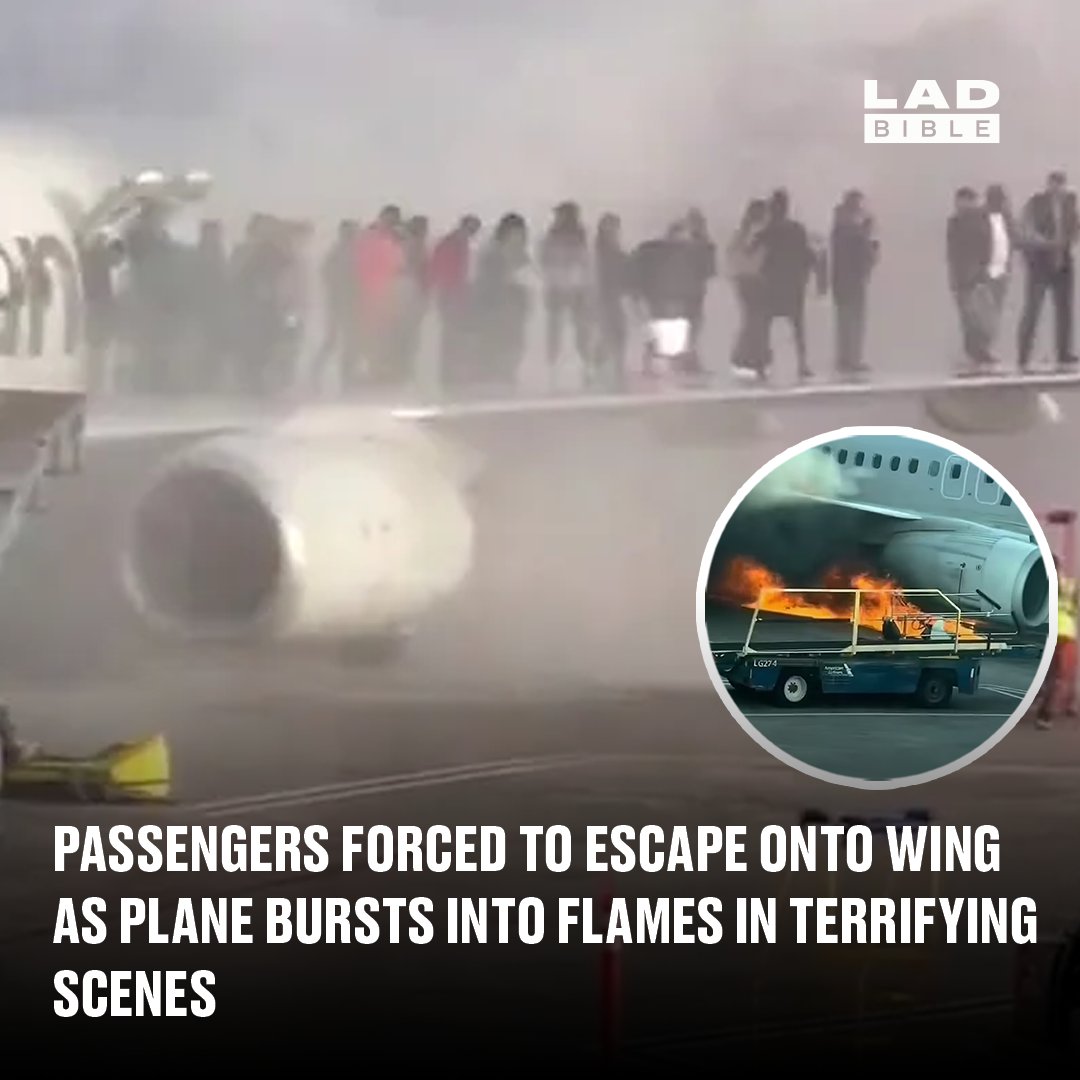 ladbible's tweet image. 172 passengers were on board when the plane erupted 😲