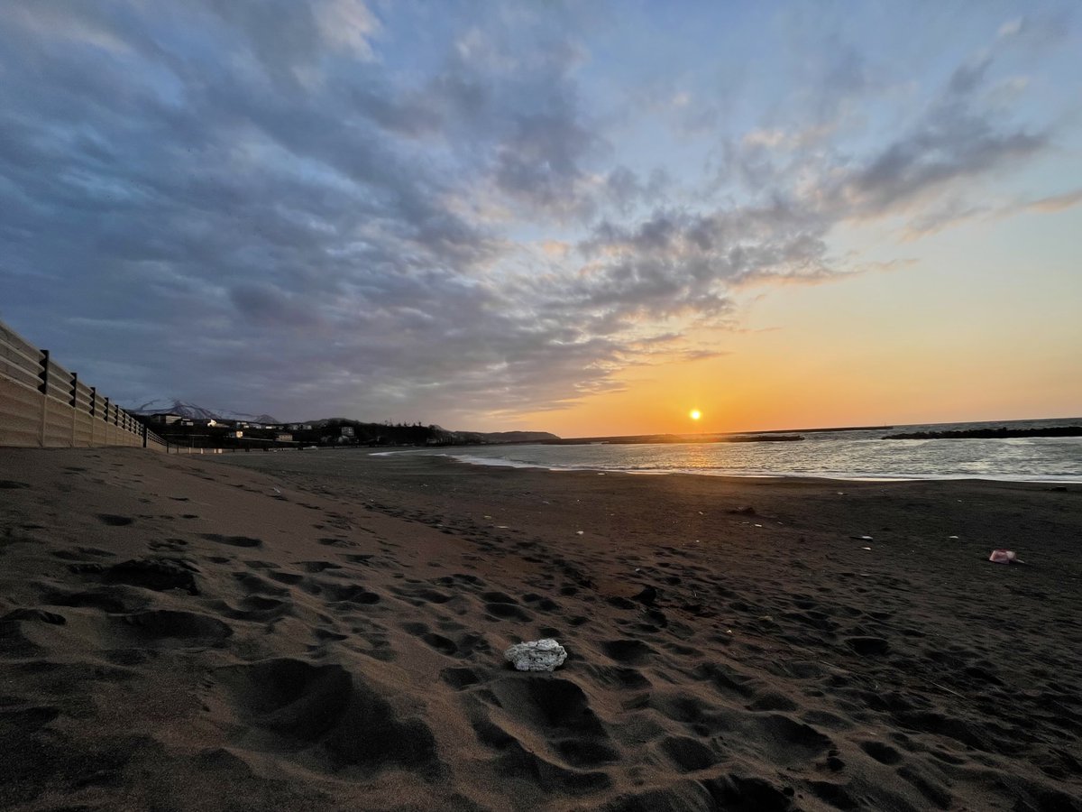 painterjun's tweet image. 沈む前に間に合った、新潟サンセット。 #柏崎