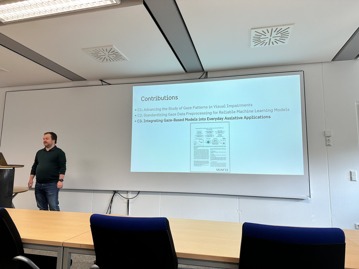 albrechtschmidt's tweet image. Visual impairment is very common - and with an aging society challenges are increase and there is still very little research. Jesse Grootjen summarizes his PhD research (which he currently writes up:) on how to detect and mitigate some of these issues. @mimuc @JesseGrootjen