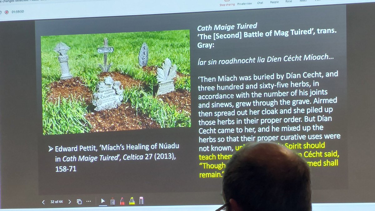 Siobhán Barrett (@siobhbar) on Twitter photo The excellent <a href="/dhaydenceltic/">Deborah Hayden</a> last evening giving the John Bannerman Memorial Lecture
<a href="/EdinburghUni/">The University of Edinburgh</a> on 'Medical Practitioners in the Medieval Gaelic World: Myth and History’ to a full house and a large online audience. The excellent <a href="/dhaydenceltic/">Deborah Hayden</a> last evening giving the John Bannerman Memorial Lecture
<a href="/EdinburghUni/">The University of Edinburgh</a> on 'Medical Practitioners in the Medieval Gaelic World: Myth and History’ to a full house and a large online audience.