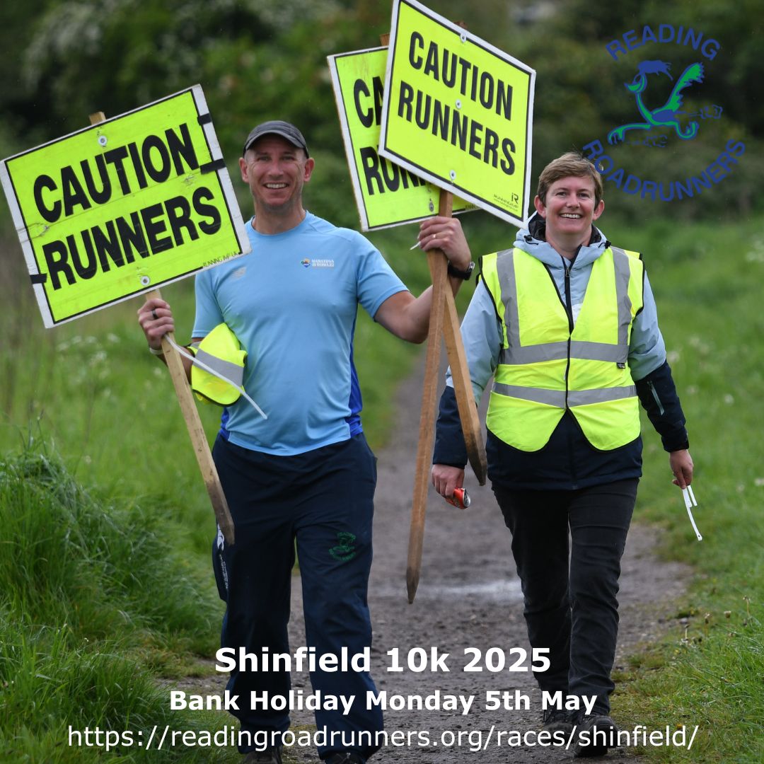 Volunteers!

We couldn't put Shinfield 10k on without volunteers!  If you are interested in helping on the day then please email Angela - shinfieldvolunteers2025@gmail.com

Bank Holiday Monday 5th May
entryhub.co.uk/2025-shinfield…

#volunteers #10km #shinfield10k #ukrunchat