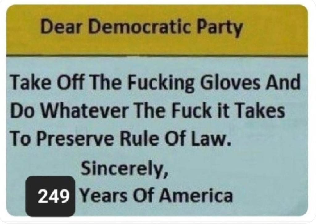 raggapegs's tweet image. Hey Democratic Party