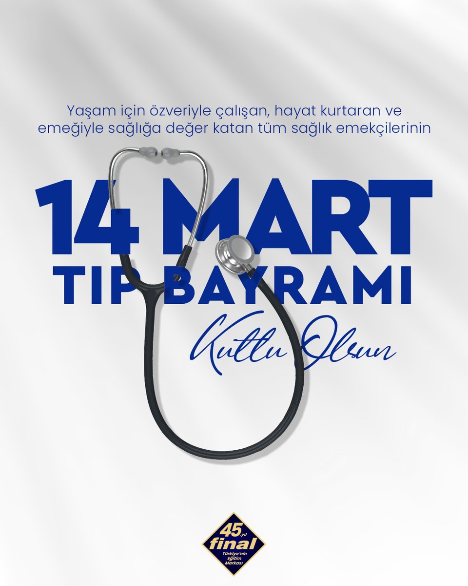 Yaşam için özveriyle çalışan, hayat kurtaran ve emeğiyle sağlığa değer katan tüm sağlık emekçilerinin 14 Mart Tıp Bayramı kutlu olsun!