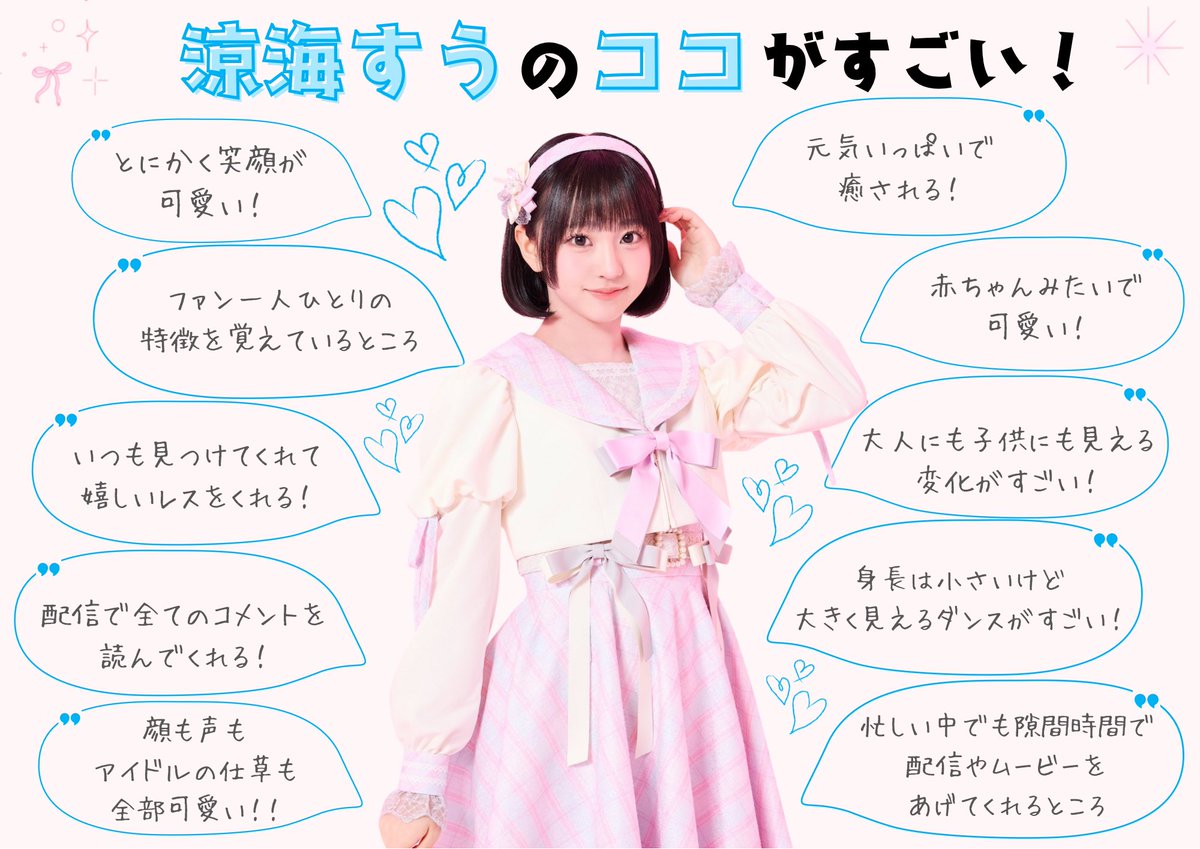⋰ #涼海すう のココがすごい！ 🩵@su_suzumi_🩵 ⋱ #すうですぅ