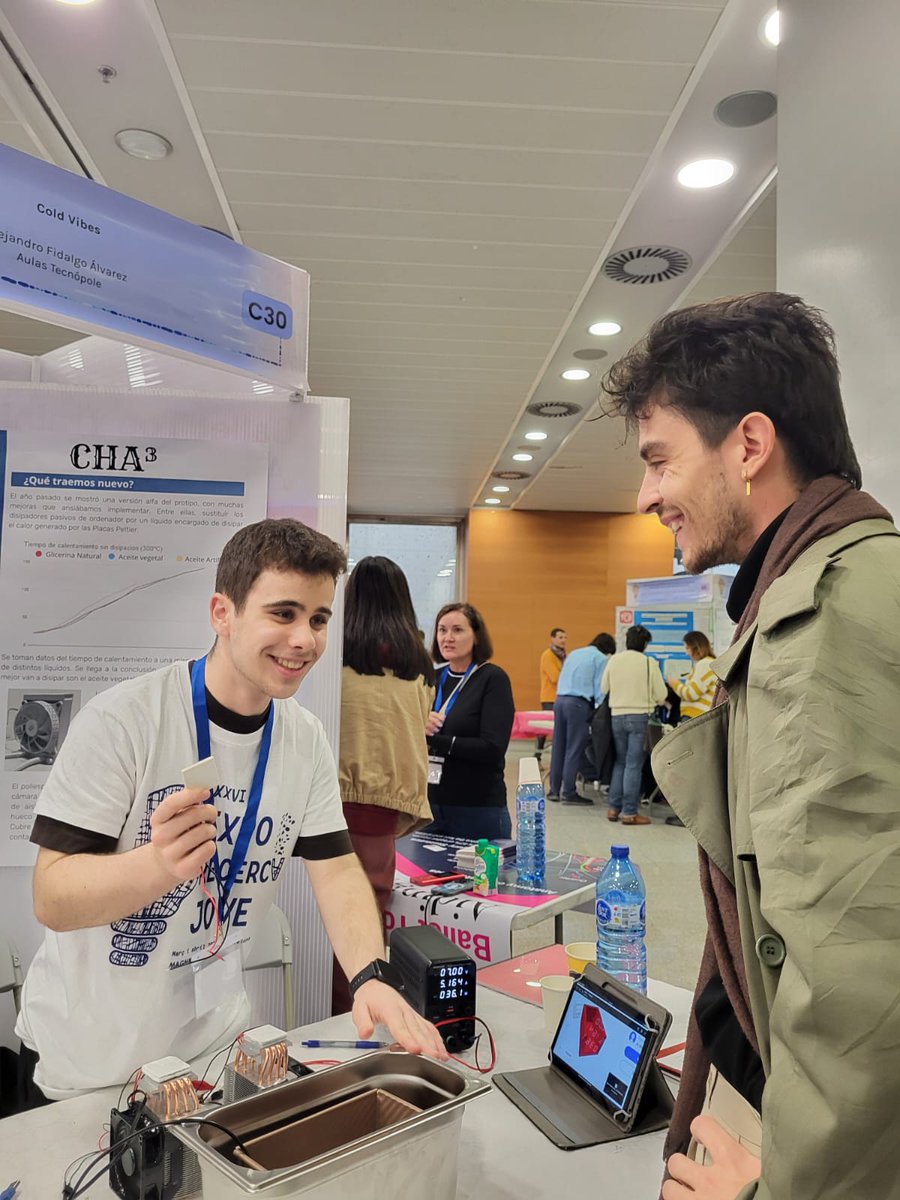 NN Group - ICMAB (@nngroupicmab) on Twitter photo 📸 Last week, Guillem Wetherell took part in the jury of <a href="/magmarecerca/">MAGMA, Associació per Promoure la Recerca Jove</a> #ExpoRecercaJove
It is a research competition aimed at high school students.
➕ magmarecerca.org/es/exporecerca/ 📸 Last week, Guillem Wetherell took part in the jury of <a href="/magmarecerca/">MAGMA, Associació per Promoure la Recerca Jove</a> #ExpoRecercaJove
It is a research competition aimed at high school students.
➕ magmarecerca.org/es/exporecerca/