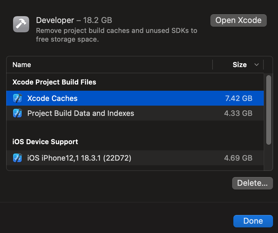 sriniqo's tweet photo. What I have to deal with every day 🙂

Vscode taking 6Gb data for 3 code bases 
and Also Every time its xcode with 20GB of cache 🙃

Time to try #zed https://t.co/vu8vCgAjGK