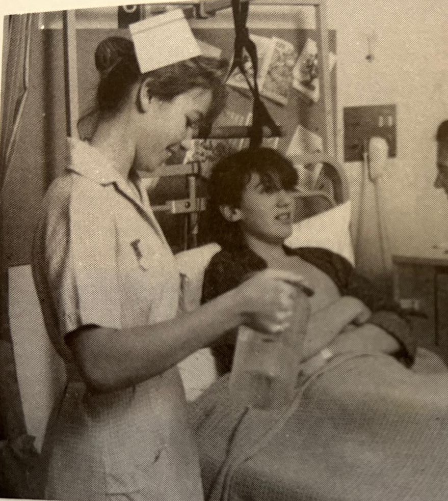 #NationalCancerCNSDay 👏
Then.. 1985 started studying for a BN/RGN in Southampton 
I loved the colorectal surgical ward E7 but particularly saw the potential for therapeutic nursing in my elective placement at Countess Mountbatten Hospice.