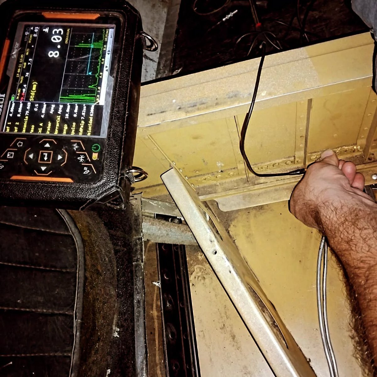 ndt_siui's tweet image. #Smartor (SIUI) in the beautiful City of Metan carrying out a full inspection of all Ercoupe&apos;s main longspan rails. Compliance of ERCSB-32