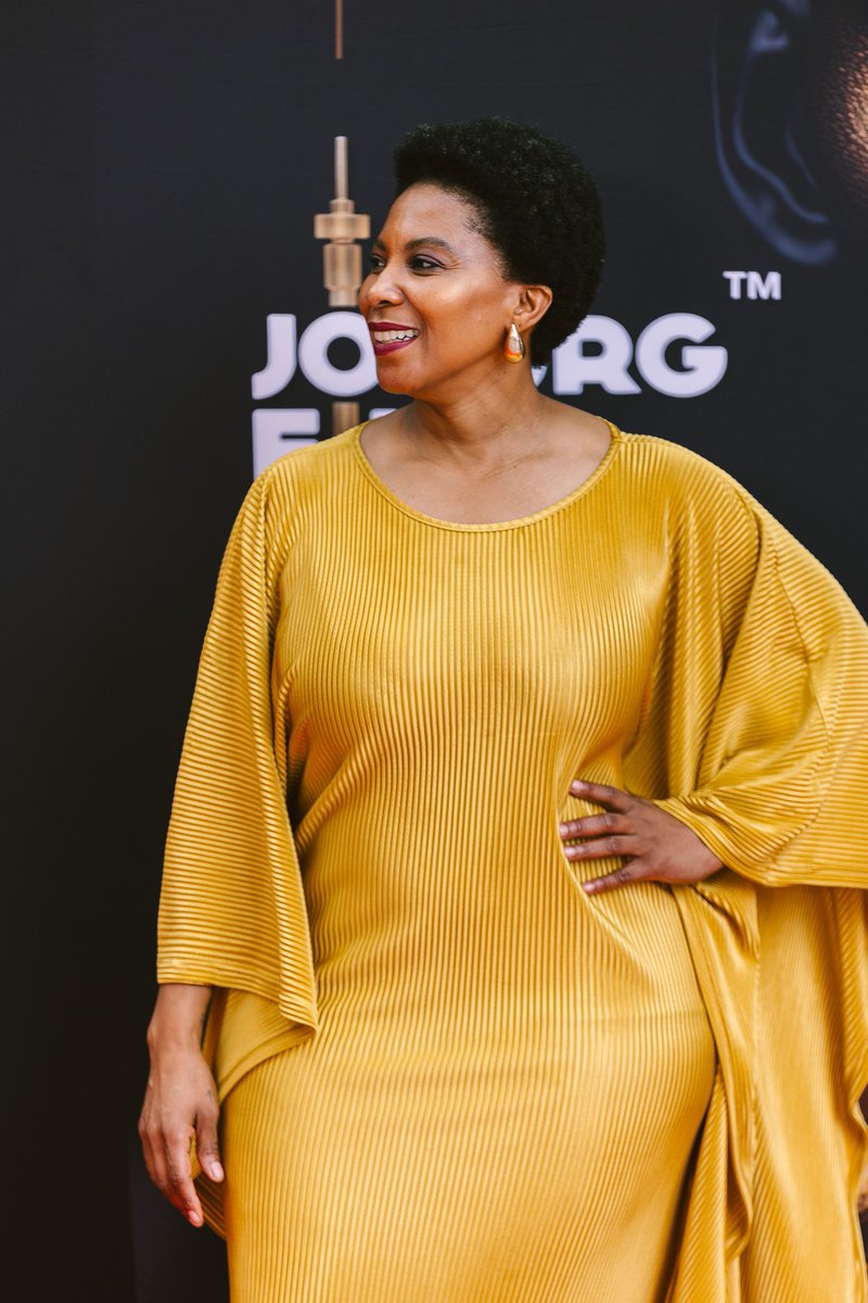 SPOTTED: 

Penny Lebyane 

The broadcaster is at #JoburgFilmFestival2025 MultiChoice Factory Day in Sandton. 

She is wearing a gold kaftan from ‘Africa Your Time Is Now’ line by Africa Rise boutique. 

#MTF10years #JFF2025