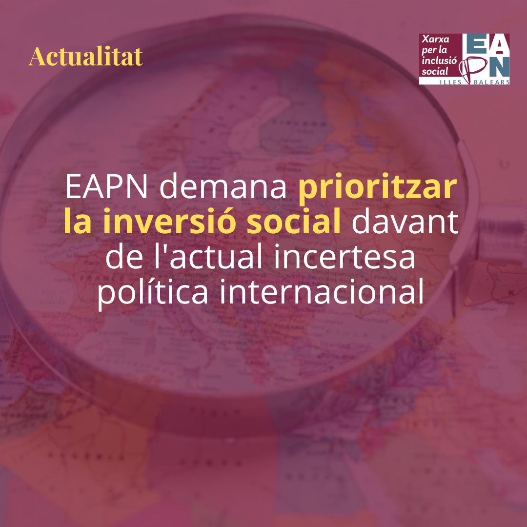 És fonamental que el Govern i els grups parlamentaris davant de l'actual incertesa econòmica i geopolítica, reforcin el seu compromís amb el benestar de la ciutadania, mitjançant una inversió social sòlida i efectiva. 
Més informació 👉goo.su/8G5BQf2