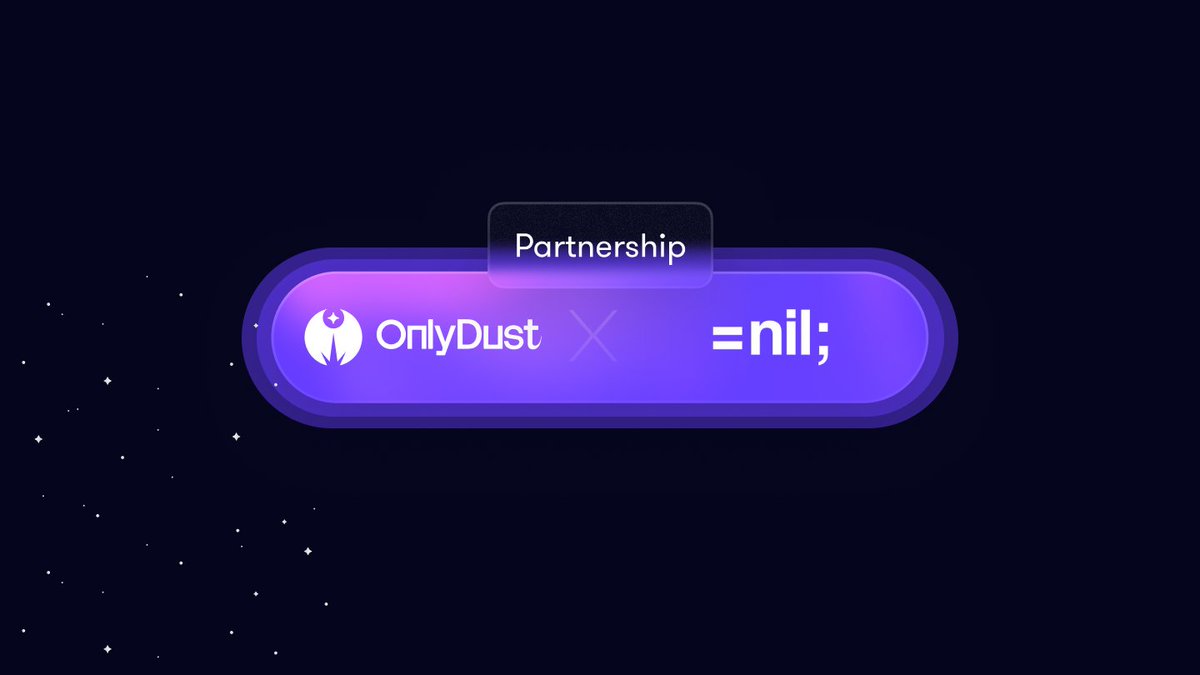 OnlyDust_com's tweet photo. =how badass is it to have @nil_foundation onboard? 

Pretty damn awesome!

We're kicking off a partnership with them to bring you a whole lot of zkSharding magic—think appchain scale without the fragmentation headache. 

Into Ethereum dev, smart contracts & ZK proofs? 

This one’s for you. Join us at the next ODHack & explore this ecosystem: https://t.co/kEQBqMVMXl