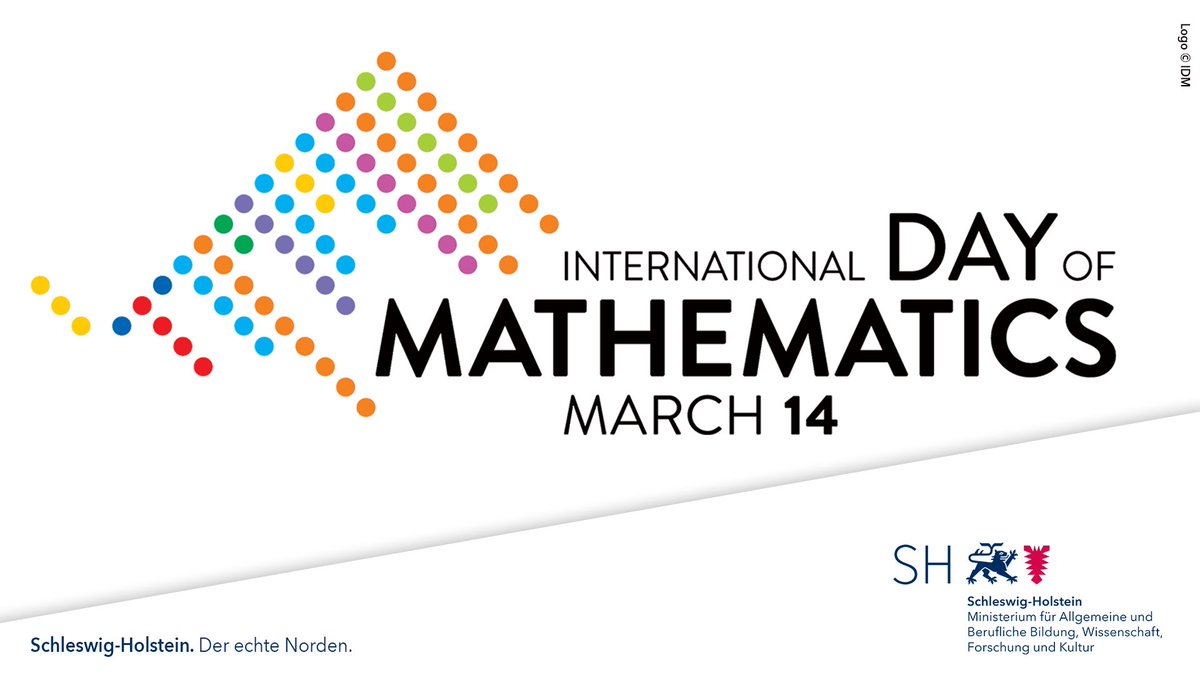 Der Internationale Tag der Mathematik soll die zentrale Rolle der Mathematik in Wissenschaft, Technik und Alltag würdigen. Schülerwettbewerbe wie die Mathematik-Olympiade, der Bundeswettbewerb Mathematik oder das Mathematik-Känguru sind hier zu finden: fachportal.lernnetz.de/sh/themen/schu…