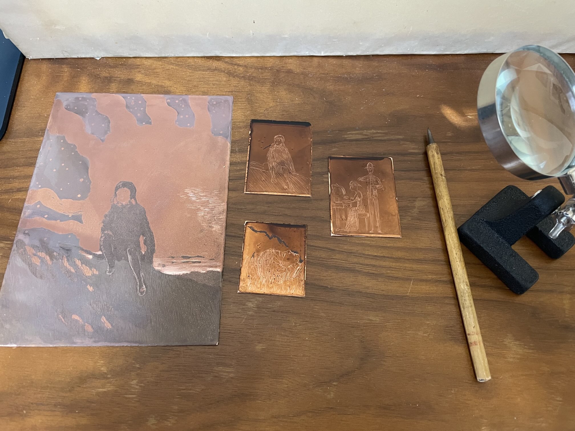 ぺこ　４点セット　（ヘンリー4世ほか２点、計３点の銅版画作品と書籍一冊） ぺこ様専用 4点セット （ヘンリー4世ほか2点、計3点の銅版画