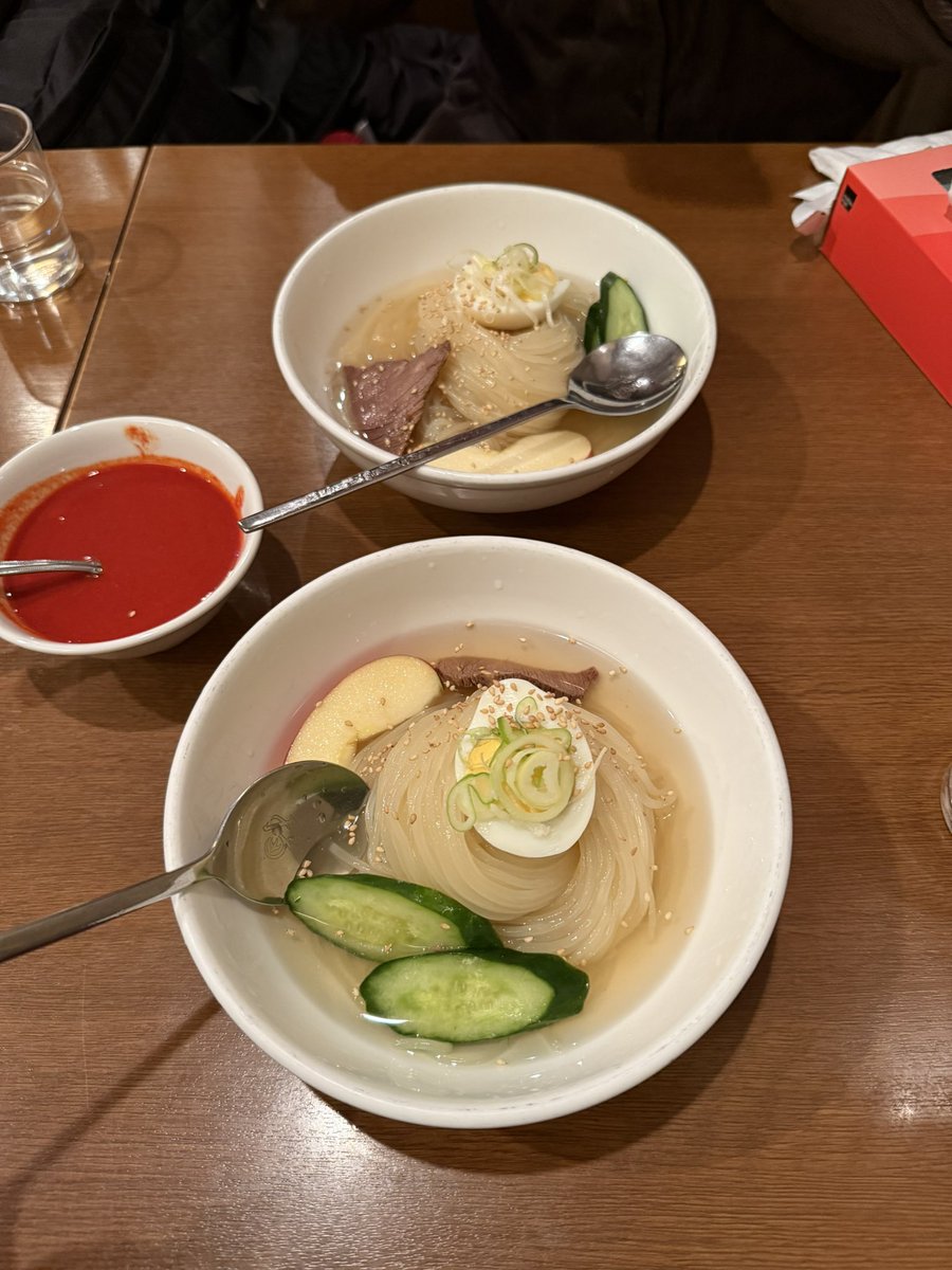 この間岩手県に行ってきました！

念願の萬福食堂さん🥹🥹
めちゃウマでした、違うお店ですがこの冷麺も美味しかった！

明日福岡参加される方楽しんできてくださいー！！！