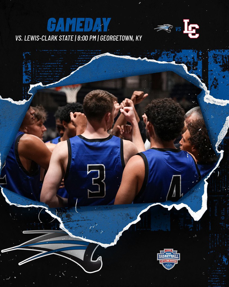 GAMEDAY | The first round of the NAIA National Tournament begins tonight in Georgetown, Ky as we open up with Lewis-Clark State College (ID).

🆚: Lewis-Clark State
🕗: 8 PM
📍: Georgetown, Ky
🏟️: Davis-Reid Alumni Gym 
📺: bit.ly/3FwnsT6