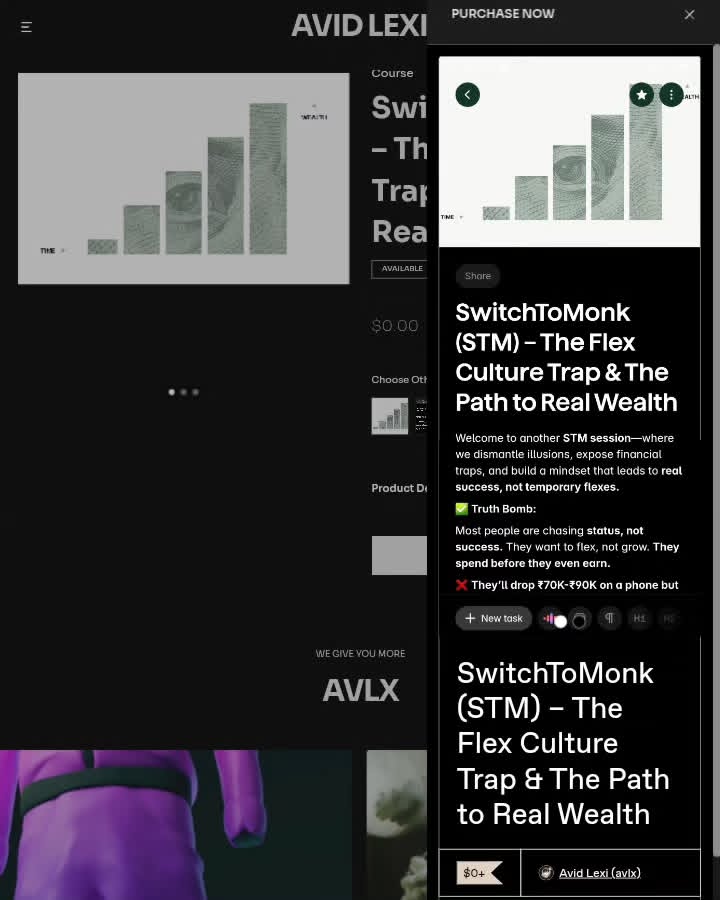 AdaptToMonk's tweet photo. "Hey, I just put together a course called Awaken that breaks down [LIFE FACTS]. 
Thought you might find it useful! 
Check it out here: [https://t.co/R9v63Zyty7]—would love to hear your thoughts!" https://t.co/w49wSweFqN