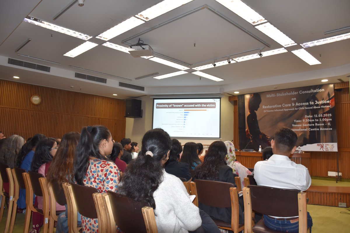 📢 Session 2: Healing Beyond the Courtroom feat. Sonal Kapoor (Protsahan), Asif Iqbal (Dhanak), Kavita Mangnani (IACN), &amp; Ashish Kumar (Advocate). Discussion covered social &amp; legal rejection of adolescents in relationships, their agency, &amp; legal hearings as a step toward healing.