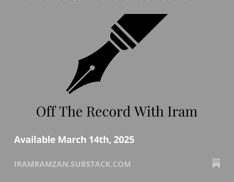 PERSONAL ANNOUNCEMENT
After five incredible years, I'm leaving the Daily Mail. I'm going freelance. I'm open to any commissions now so please get in touch with any work. 
In the meantime, I'm finally on Substack! You can subscribe to my newsletter below 👇🏽iramramzan.substack.com/p/goodbye-dail…
