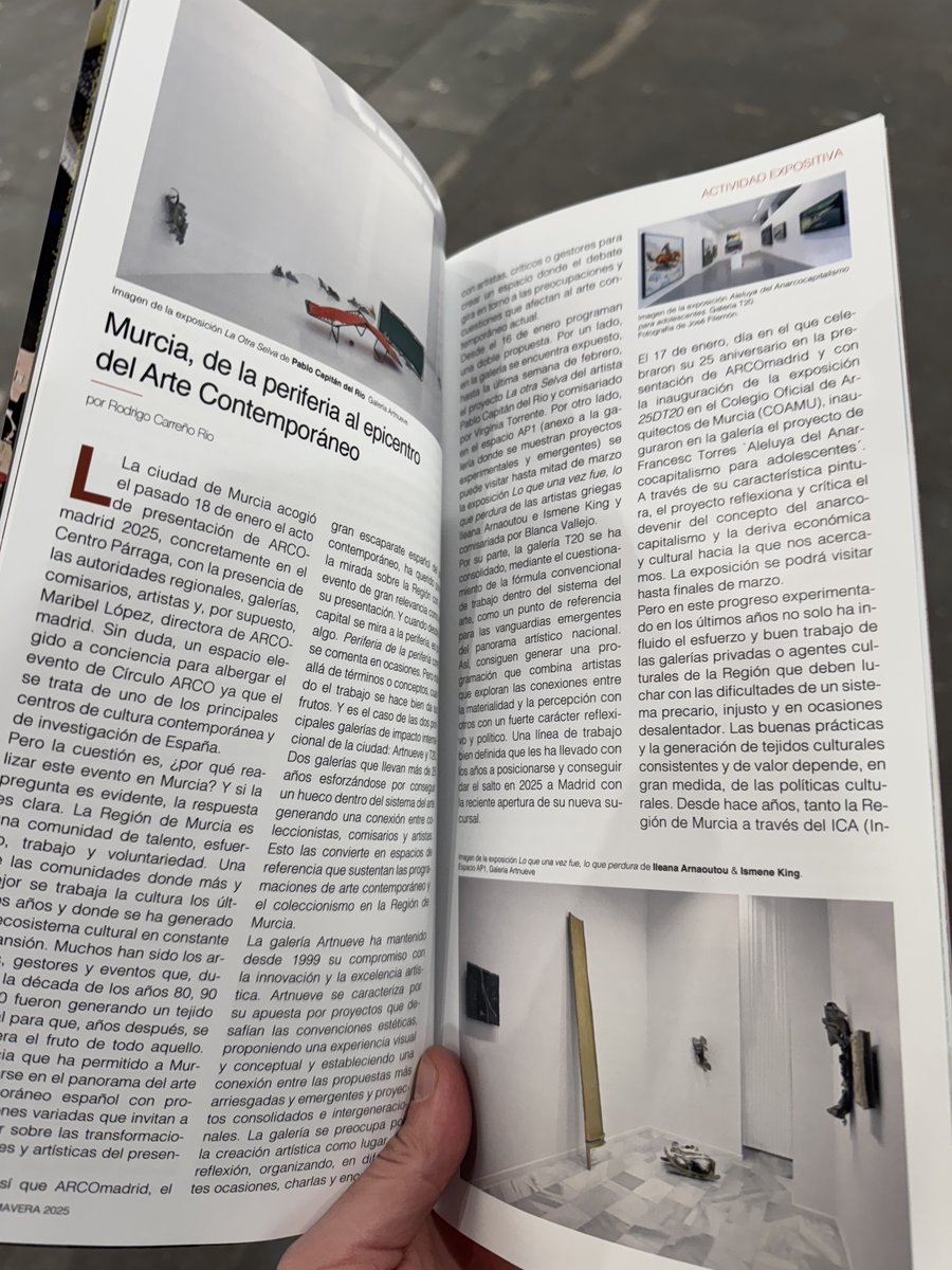 Rodrigo_cario's tweet photo. Este 2025 empiezo una nueva etapa como crítico de arte colaborando con la revista Segno en su edición española.

Muy ilusionado por esta nueva experiencia rodeado de grandes críticos en una revista que lleva más de 50 años publicando. https://t.co/EsT5g5yE4w