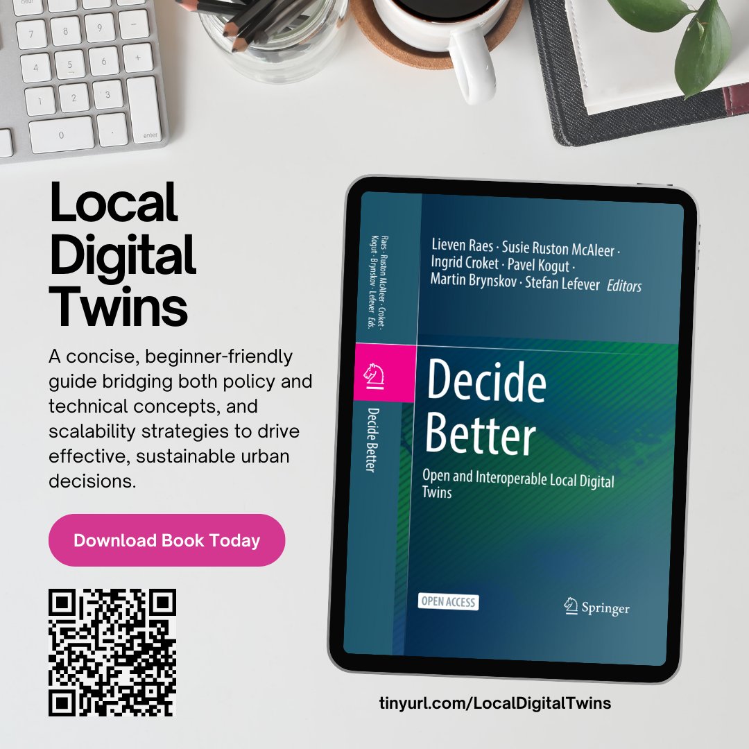 Decide Better - our open-access Springer book on Local Digital Twins  launched today. It distills lessons from EU experiences, providing guidance for those shaping future cities. We hope it proves useful!   link.springer.com/book/10.1007/9…

#smartcities #urbangovernance #digitaltwins #LDT