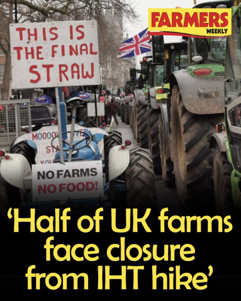 “39% of farms will be unsustainable within the next 5 years, with 56% expected to close by 2035. The survey also found that 41% of farmers expect to sell off at least half of their business to cover the new inheritance tax regulations, with many fearing their land will fall into