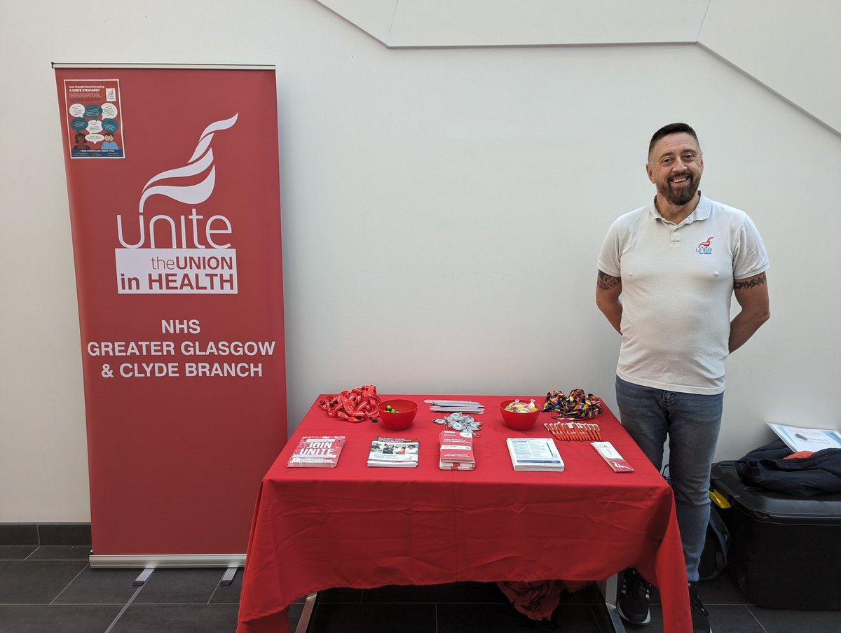 We are at the Teaching and Learning Centre at the QEUH from 8:30! Come and see us for a chat 😁

Our newly elected Branch Secretary Watty is doing a presentation to the newly qualified nurses and international nurses today ☺️