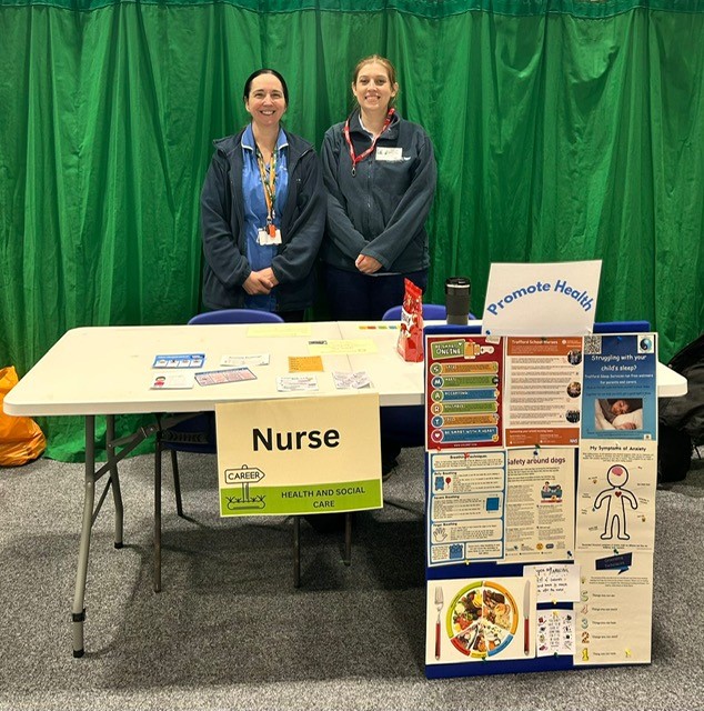 Trafford School Nurses (@traffschnurses) on Twitter photo Noelle and Fliss are at <a href="/bthcc_college/">Blessed Thomas Holford Catholic College</a> today hoping to inspire the next generation to consider a career in the NHS <a href="/TraffordLCO/">Trafford Local Care Organisation</a> <a href="/mcrlco/">Manchester Local Care Organisation</a> <a href="/CCHSmcrtrafford/">Children's Community Health Services</a> <a href="/SAPHNAteam/">SAPHNA</a> Noelle and Fliss are at <a href="/bthcc_college/">Blessed Thomas Holford Catholic College</a> today hoping to inspire the next generation to consider a career in the NHS <a href="/TraffordLCO/">Trafford Local Care Organisation</a> <a href="/mcrlco/">Manchester Local Care Organisation</a> <a href="/CCHSmcrtrafford/">Children's Community Health Services</a> <a href="/SAPHNAteam/">SAPHNA</a>