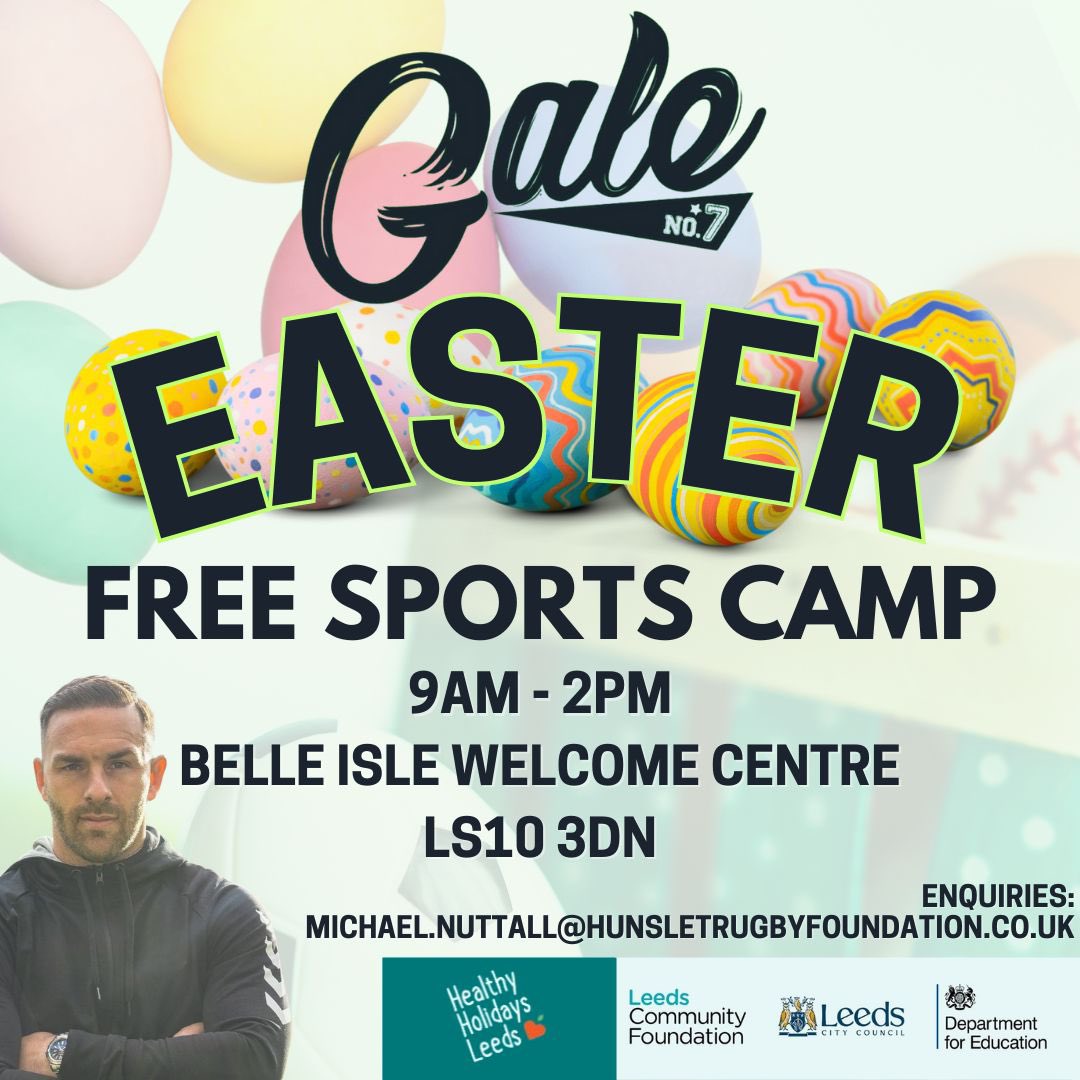 Healthy Holidays Camps are on this Easter with Kicking For Grassroots. If your child is on FREE school meals click on the link https:// healthyholidays.leeds.gov.uk

Search for Kicking For Grassroots on the providers option and book your child's space 😊 👏

#healthyholidaysleeds