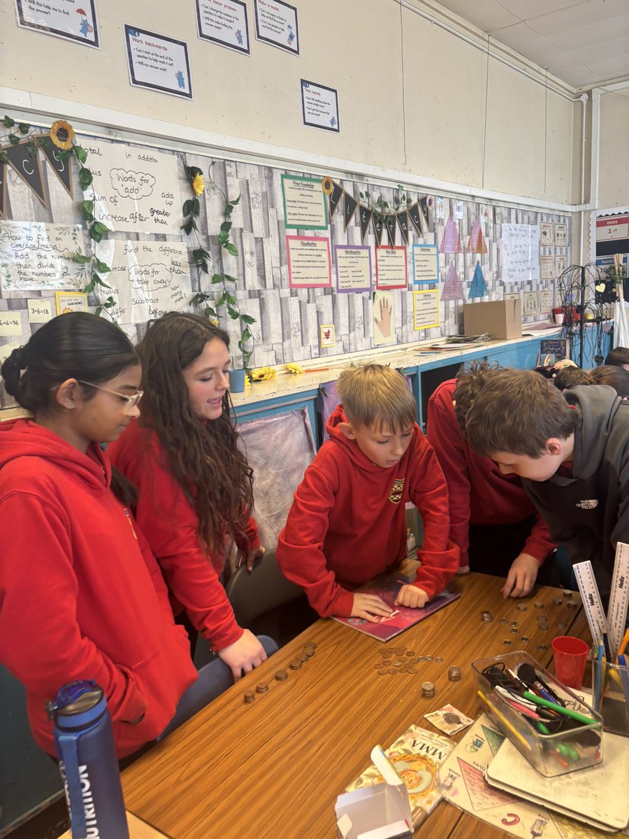 Counting money raised from a wee box! We had a great day yesterday at our fun day. Thank you all for coming along and donating! <a href="/sciaf/">SCIAF 🧡</a>