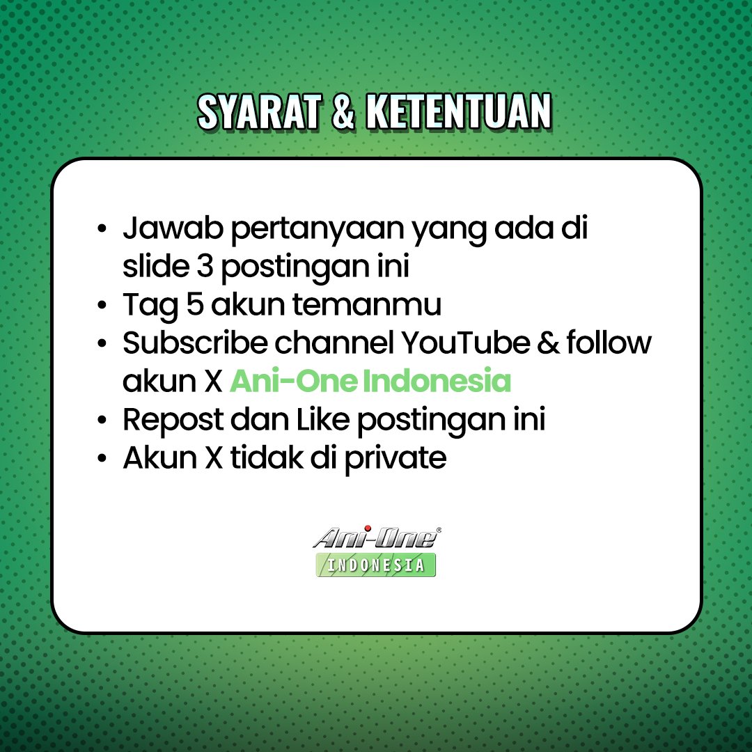 Ani-One Indonesia tweet media