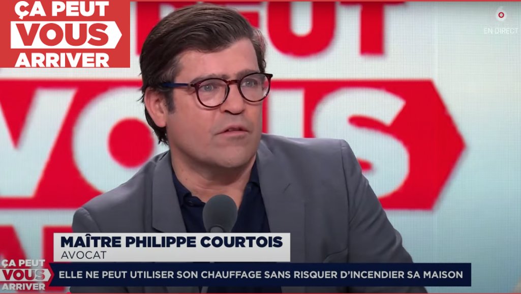 📺 Julien Courbet a de nouveau fait appel à Maître Philippe Courtois <a href="/MeCourtois/">Me COURTOIS Philippe</a> pour être présent en direct sur le plateau de son émission « Ca Peut Vous Arriver » et aider les #victimes face à leurs #assurances.

#Replay 📺 sur M6 : youtube.com/watch?v=1cD3im…