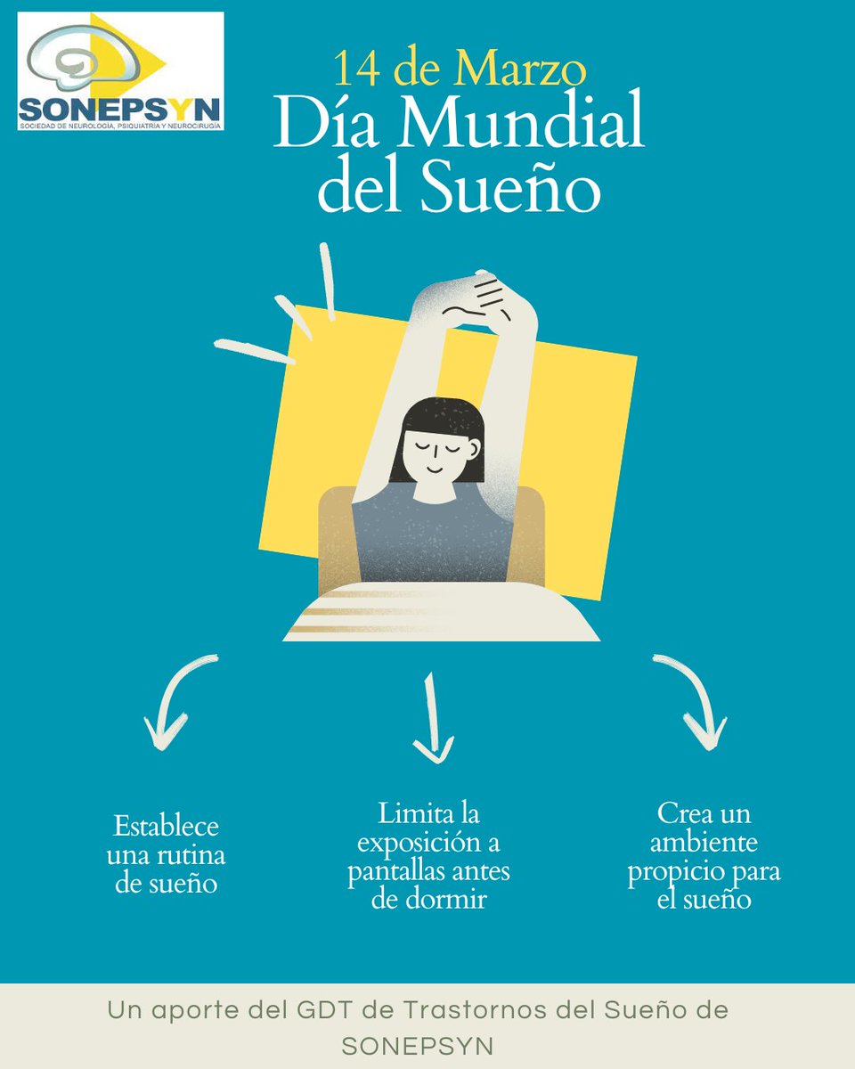 Sonepsyn Chile (@sonepsynchile) on Twitter photo Hoy nos unimos al Día Mundial del Sueño 🗓 Hoy nos unimos al Día Mundial del Sueño 🗓