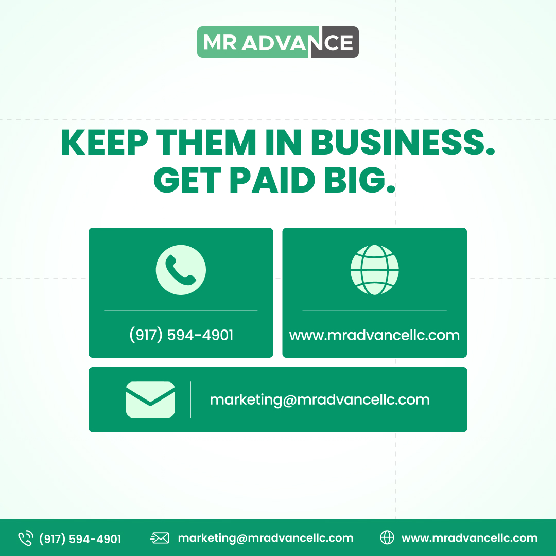MrAdvanceLLC's tweet image. When cash runs out, opportunities slip away.
 Get them the capital they need—Let’s talk!

#NoCashFlowProblems #QuickCapital #BusinessSuccess #MCAExperts #MerchantCashAdvance #MrAdvance #CapitalForGrowth #WorkingCapital #BusinessCapital