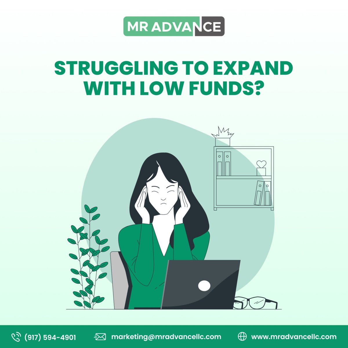 MrAdvanceLLC's tweet image. When cash runs out, opportunities slip away.
 Get them the capital they need—Let’s talk!

#NoCashFlowProblems #QuickCapital #BusinessSuccess #MCAExperts #MerchantCashAdvance #MrAdvance #CapitalForGrowth #WorkingCapital #BusinessCapital