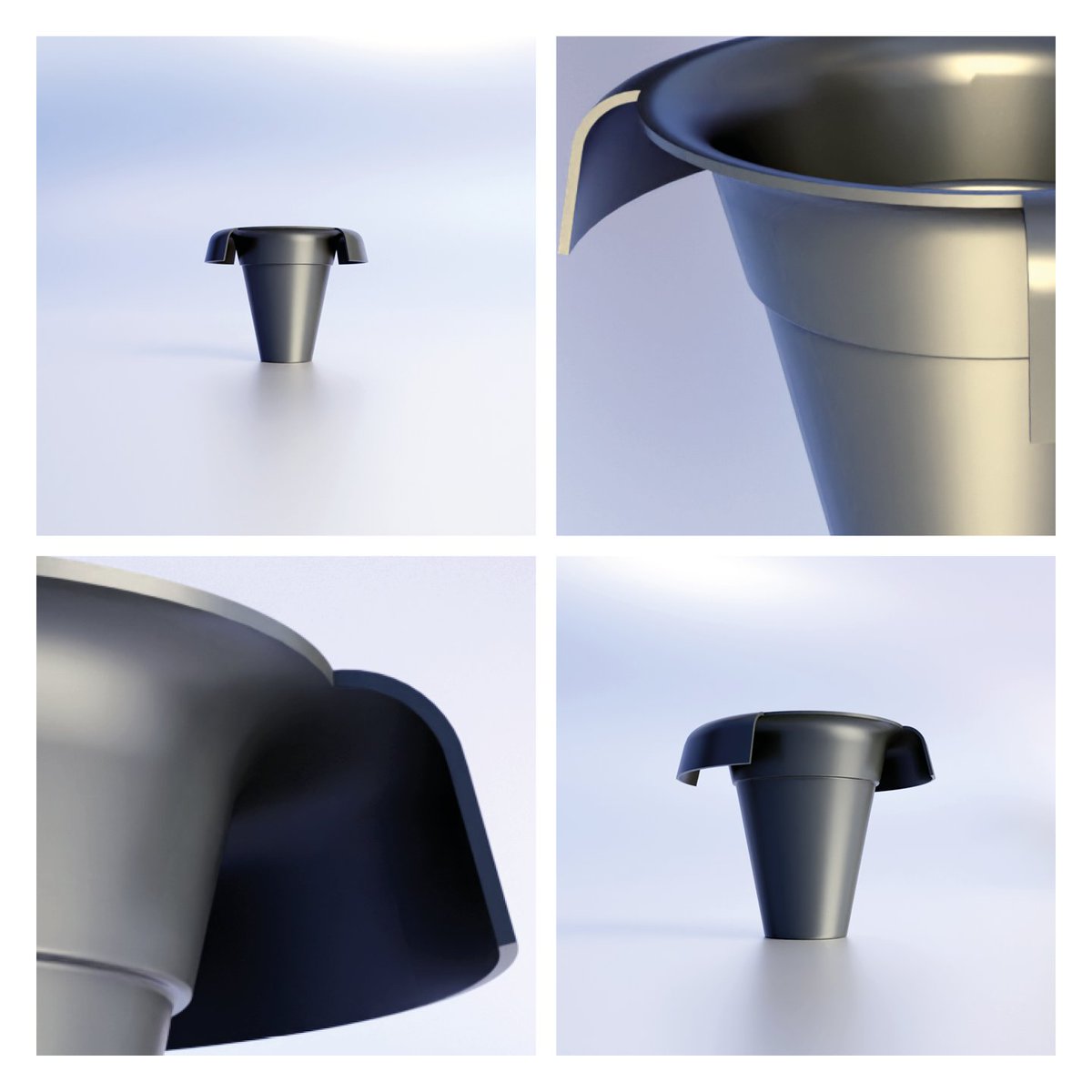 PivotClovis's tweet photo. [W.I.P] - Tasse
Projet personnel.
Objectif : améliorer la prise des tasses avec un design ergonomique et esthétique. Projet en développement, phase de prototypage à venir. "Tasse" sera commercialisée.
#design #productdesign #ergonomic #3Drender https://t.co/Ecmqjj2LTg