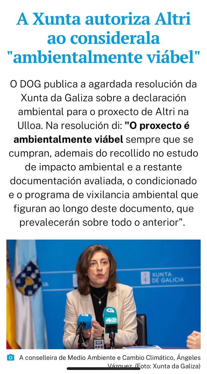 MonchoGallecia's tweet photo. Quen o ia sospeitar!! 

A @Xunta do @ppdegalicia tenta pasar por riba dos vecinhos e da sociedade Galega..

Pois non vai ser asi #Altrinon o ides ponher @AlfonsoRuedaGal  podes telo claro ...

Acabaredes no Xulgado @Anxeles_Vazquez ..

🔇🔇https://t.co/jizSRgNV8O https://t.co/MvBrPiXx44