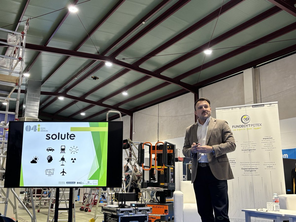 Ahora es el turno de @Solute, Desarrollo de producto de base tecnológica ⁦⁦<a href="/FundecytPCTEX/">FUNDECYT-PCTEX</a>⁩, @feriafimir