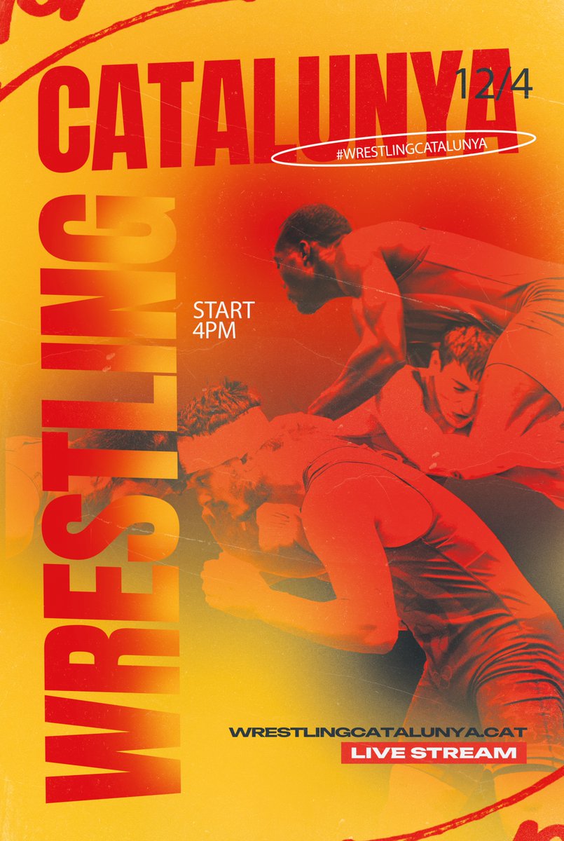 CT Catalunya Wrestling | 12-4-2025
Inscripcions Obertes
WRESTLINGCATALUNYA.cat