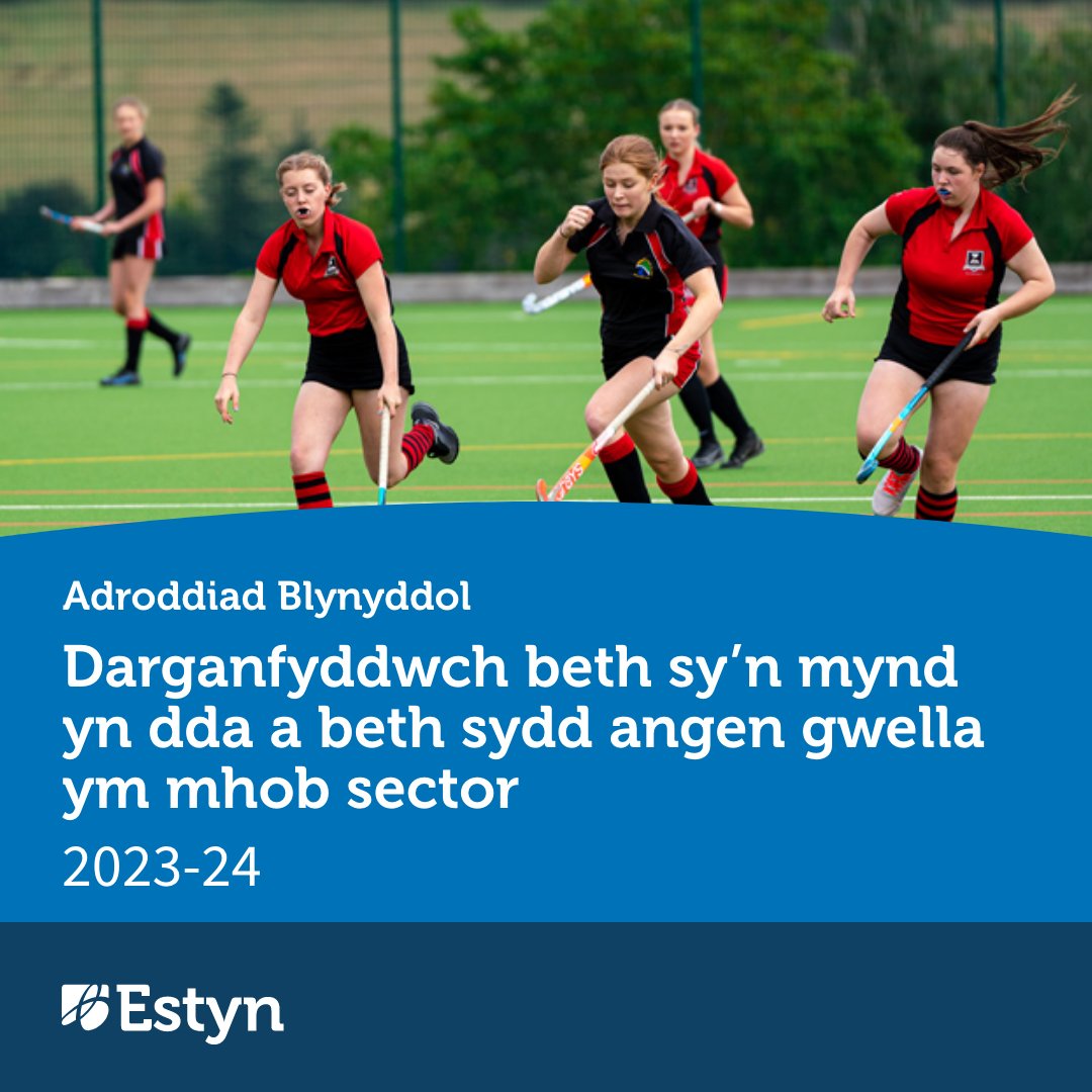 Sut mae addysg yng Nghymru wedi perfformio eleni? Mae ein hadroddiad diweddaraf yn edrych ar fewnwelediadau allweddol, tueddiadau cenedlaethol, ac arferion gorau o dros 400 o arolygiadau.  
 
Darllenwch fwy: bit.ly/40Hz4tn
 
#AdroddiadBlynyddolEstyn #AddysgyngNghymru