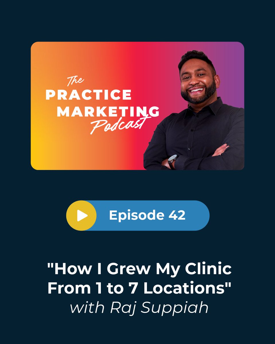 PracticePromos's tweet image. Got 30 minutes to grow your PT business?

Each week, Neil interviews an industry expert about strategies that grew their business and patient volume.

Elevate your patient marketing by listening to these key episodes!

#PT #MarketingTips #BusinessGrowth #PatientEngagement