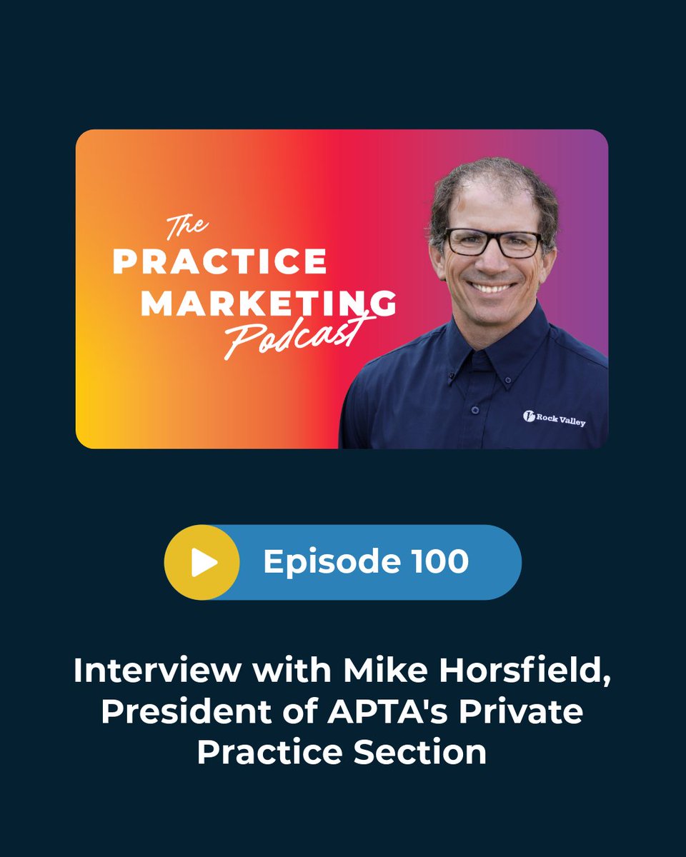 PracticePromos's tweet image. Got 30 minutes to grow your PT business?

Each week, Neil interviews an industry expert about strategies that grew their business and patient volume.

Elevate your patient marketing by listening to these key episodes!

#PT #MarketingTips #BusinessGrowth #PatientEngagement