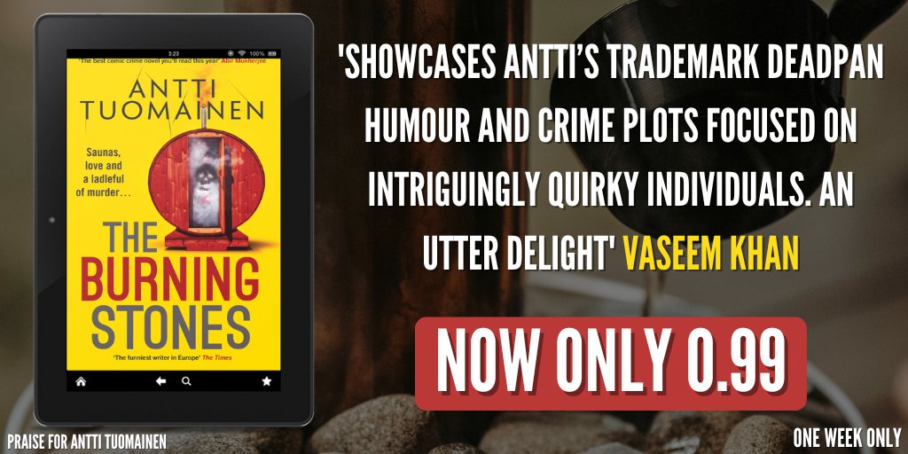 Karen Sullivan 🇺🇦🇨🇦🇬🇧 (@orendabooks) on Twitter photo #DealAlert 1 WEEK!
A top saleswoman at a Finnish sauna company must outwit the police and a murderer when her boss is found dead in a sauna🔥
<a href="/antti_tuomainen/">Antti Tuomainen</a>'s darkly funny, tense #thriller #TheBurningStones t <a href="/countertenorist/">David Hackston</a> ON #SALE everywhere!
📲bit.ly/4eMk0jU #DealAlert 1 WEEK!
A top saleswoman at a Finnish sauna company must outwit the police and a murderer when her boss is found dead in a sauna🔥
<a href="/antti_tuomainen/">Antti Tuomainen</a>'s darkly funny, tense #thriller #TheBurningStones t <a href="/countertenorist/">David Hackston</a> ON #SALE everywhere!
📲bit.ly/4eMk0jU