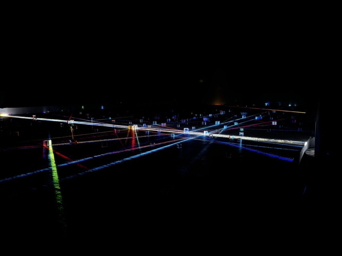 光輝く幻想的な世界​──────✨
#東京クリエイティブサロン
#羽田イノベーションシティ